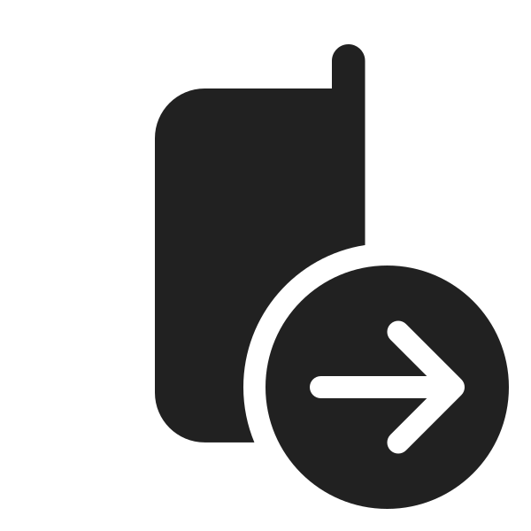 Ic Fluent Notebook Section Arrow Right 24 Filled
