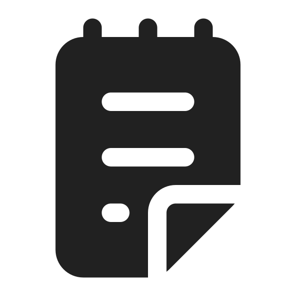 Ic Fluent Notepad 16 Filled