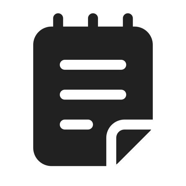 Ic Fluent Notepad 28 Filled