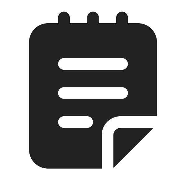 Ic Fluent Notepad 32 Filled
