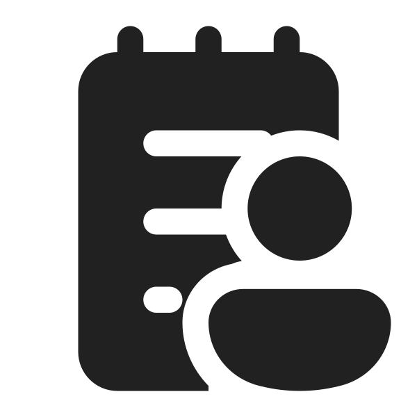 Ic Fluent Notepad Person 16 Filled