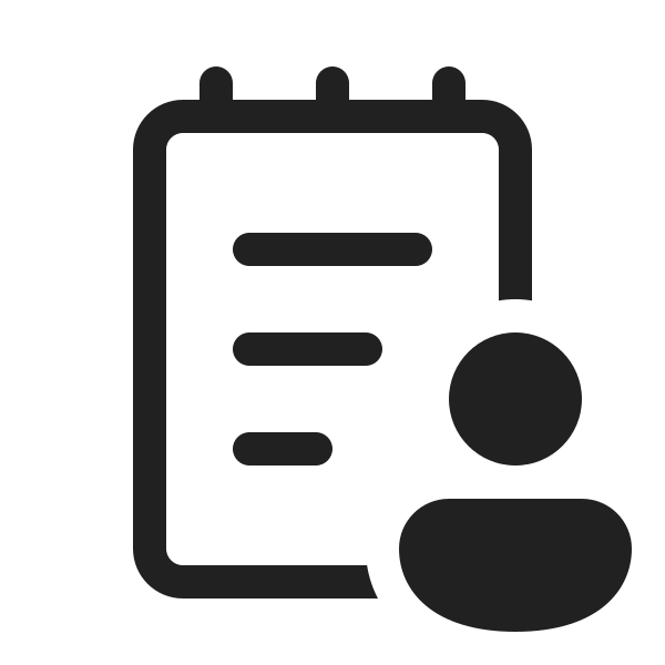 Ic Fluent Notepad Person 20 Regular