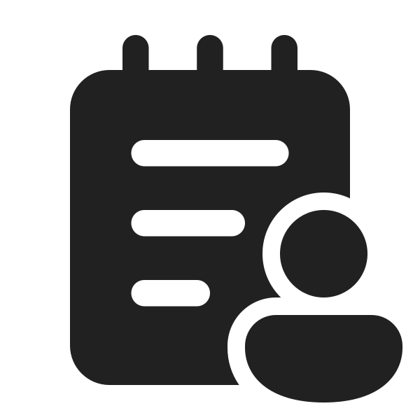 Ic Fluent Notepad Person 24 Filled