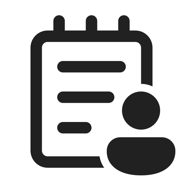 Ic Fluent Notepad Person 24 Regular