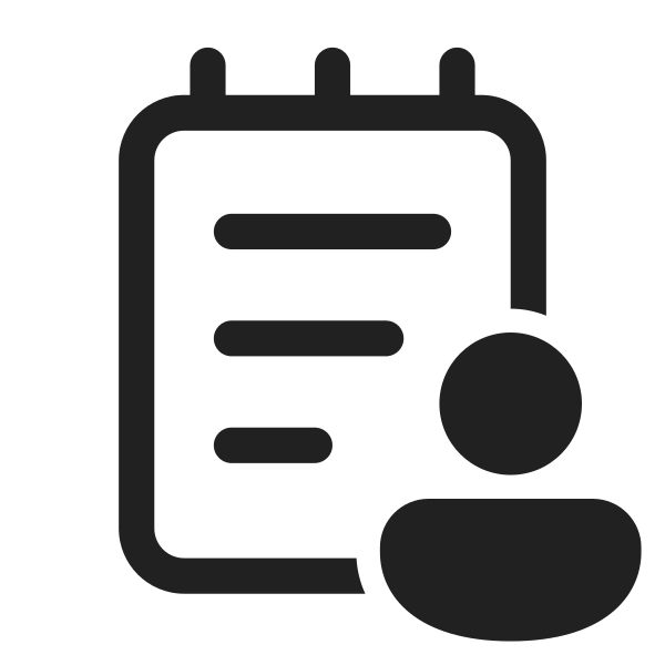 Ic Fluent Notepad Person 28 Regular