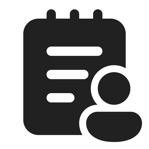 Ic Fluent Notepad Person 32 Filled