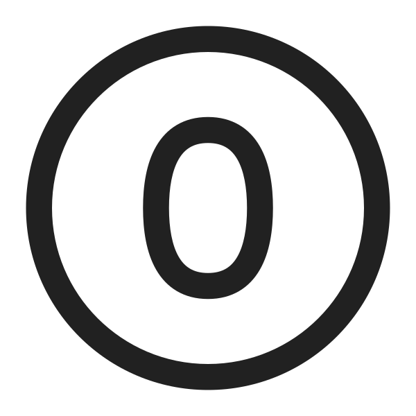 Ic Fluent Number Circle 0 16 Regular