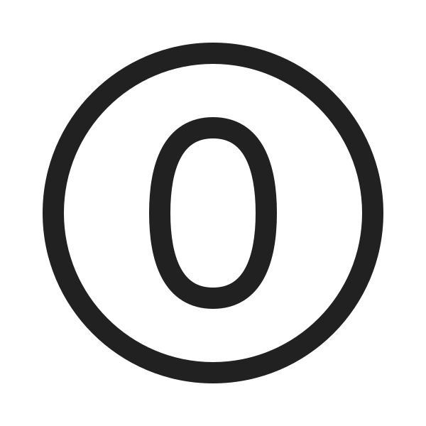Ic Fluent Number Circle 0 20 Regular