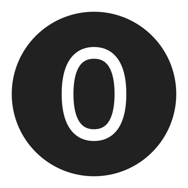 Ic Fluent Number Circle 0 32 Filled