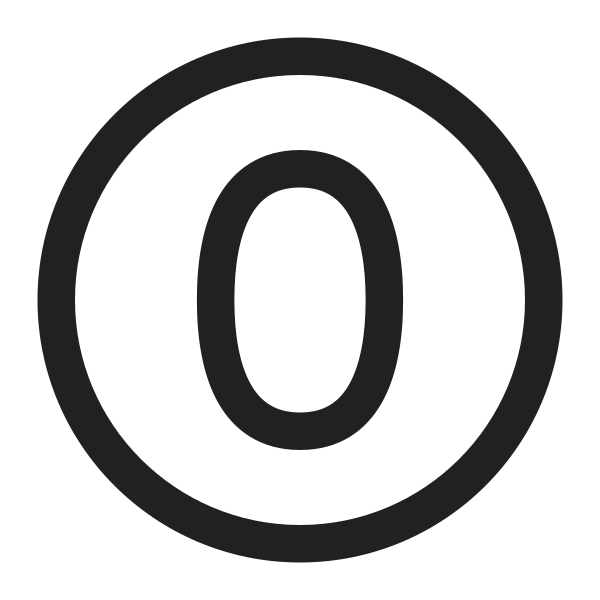 Ic Fluent Number Circle 0 32 Regular