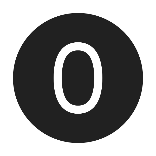 Ic Fluent Number Circle 0 48 Filled