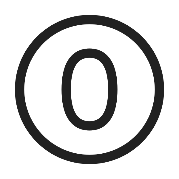 Ic Fluent Number Circle 0 48 Regular