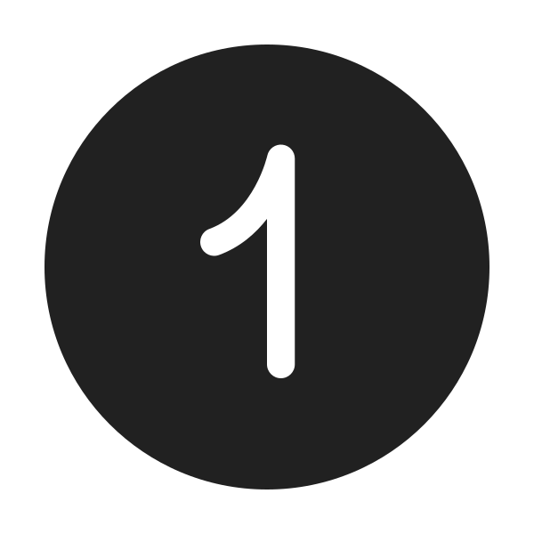 Ic Fluent Number Circle 1 48 Filled