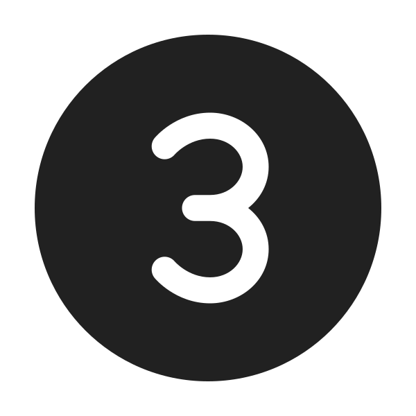 Ic Fluent Number Circle 3 24 Filled
