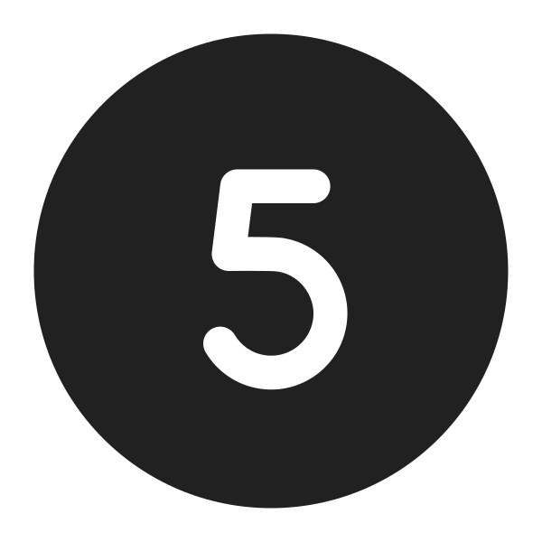 Ic Fluent Number Circle 5 16 Filled