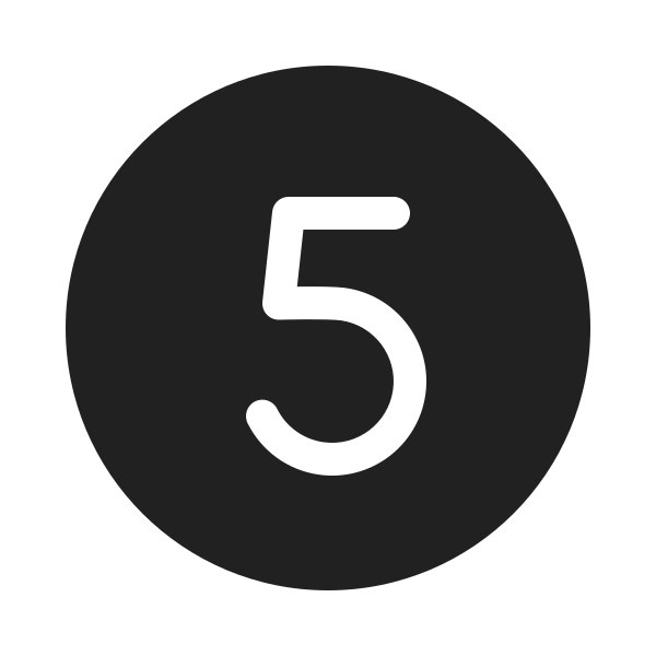 Ic Fluent Number Circle 5 20 Filled