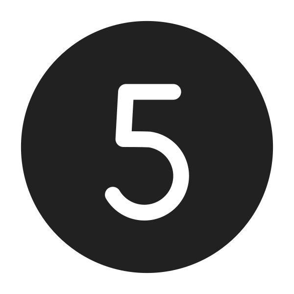 Ic Fluent Number Circle 5 28 Filled