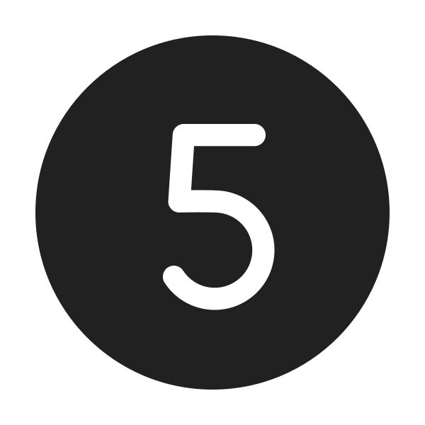 Ic Fluent Number Circle 5 48 Filled