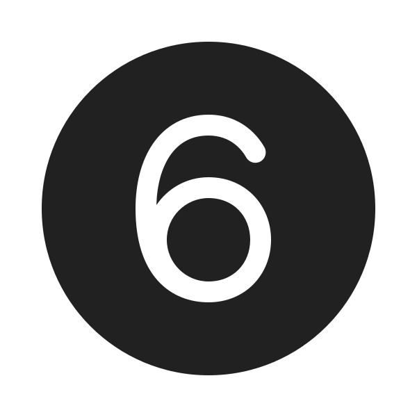 Ic Fluent Number Circle 6 20 Filled