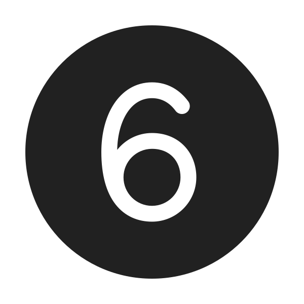 Ic Fluent Number Circle 6 48 Filled