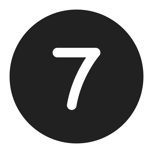Ic Fluent Number Circle 7 16 Filled