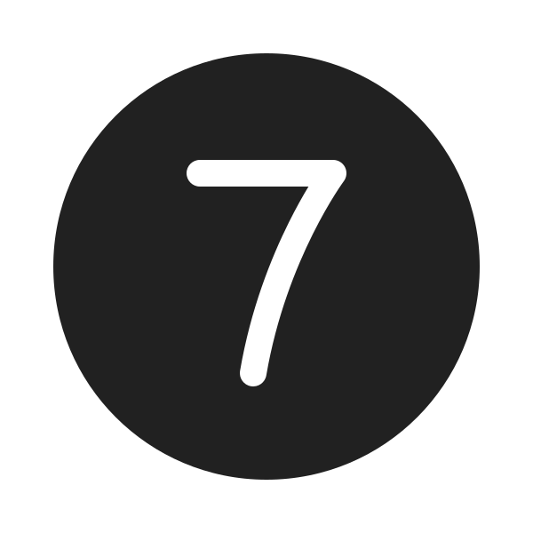 Ic Fluent Number Circle 7 20 Filled