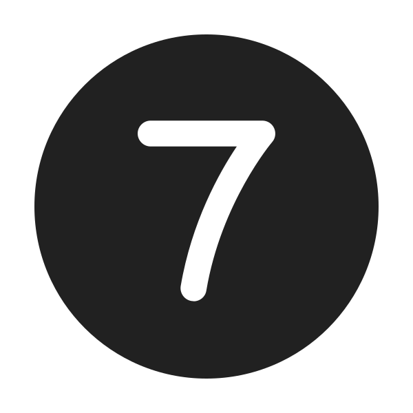 Ic Fluent Number Circle 7 24 Filled