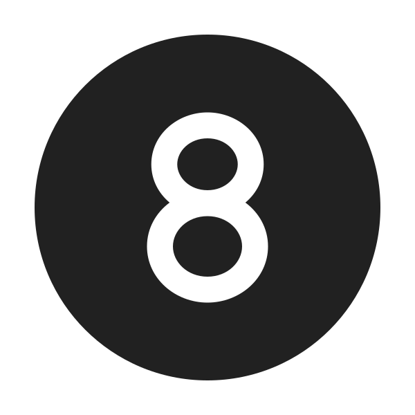 Ic Fluent Number Circle 8 24 Filled