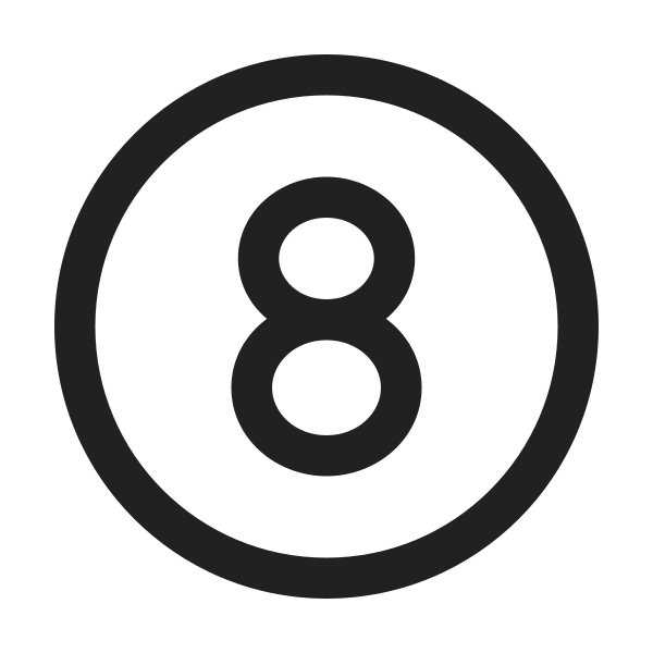 Ic Fluent Number Circle 8 24 Regular