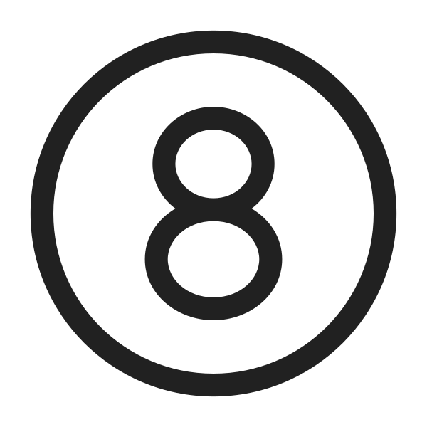Ic Fluent Number Circle 8 28 Regular