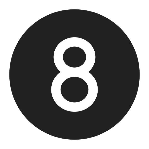 Ic Fluent Number Circle 8 32 Filled