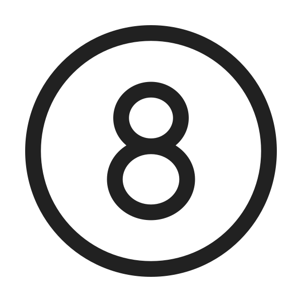Ic Fluent Number Circle 8 48 Regular