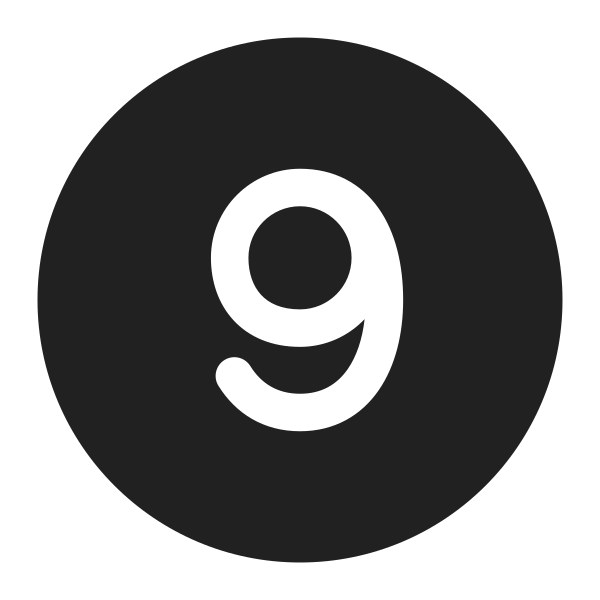 Ic Fluent Number Circle 9 16 Filled