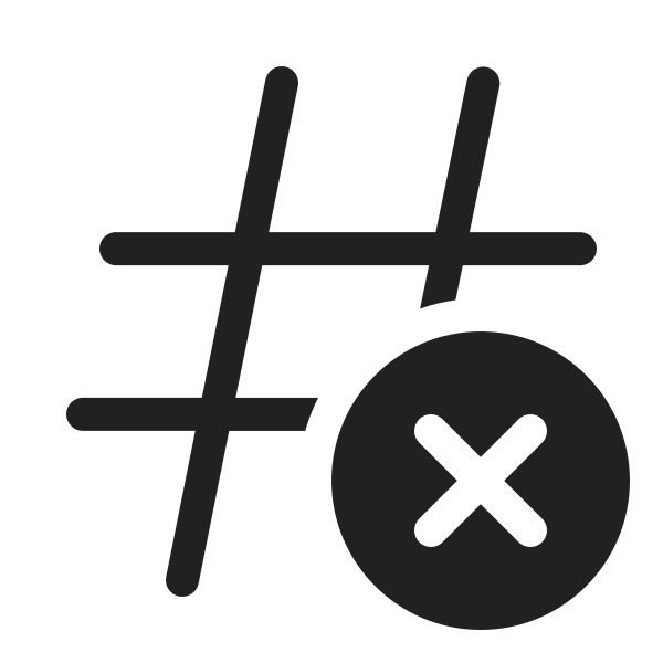 Ic Fluent Number Symbol Dismiss 20 Regular