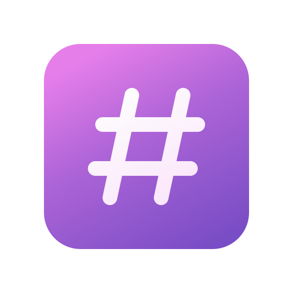 Ic Fluent Number Symbol Square 20 Color