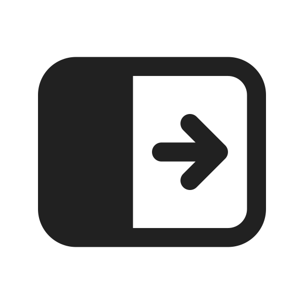 Ic Fluent Panel Left Expand 16 Filled