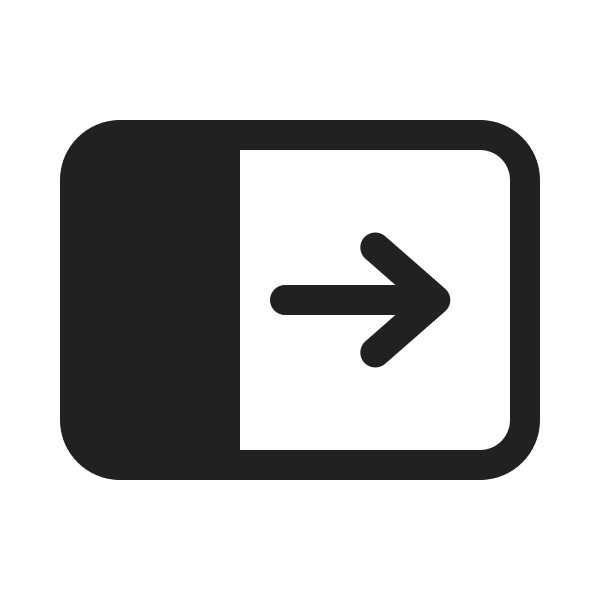 Ic Fluent Panel Left Expand 20 Filled