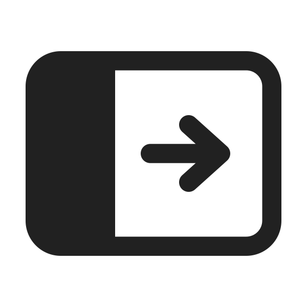Ic Fluent Panel Left Expand 24 Filled