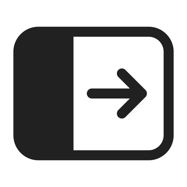 Ic Fluent Panel Left Expand 28 Filled
