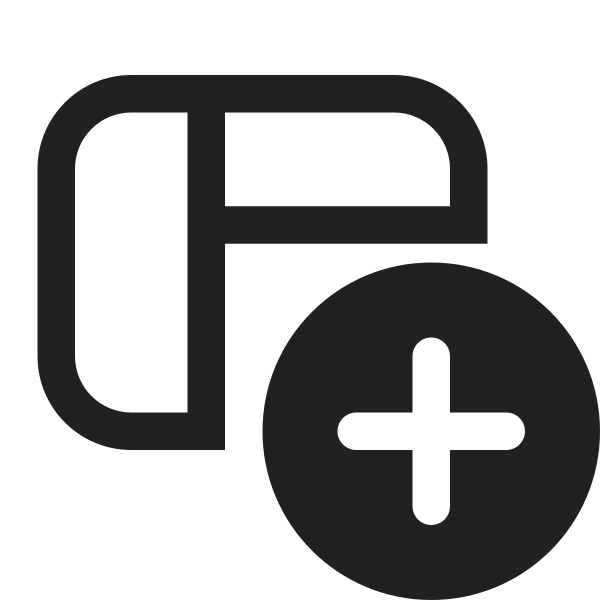 Ic Fluent Panel Left Header Add 16 Regular