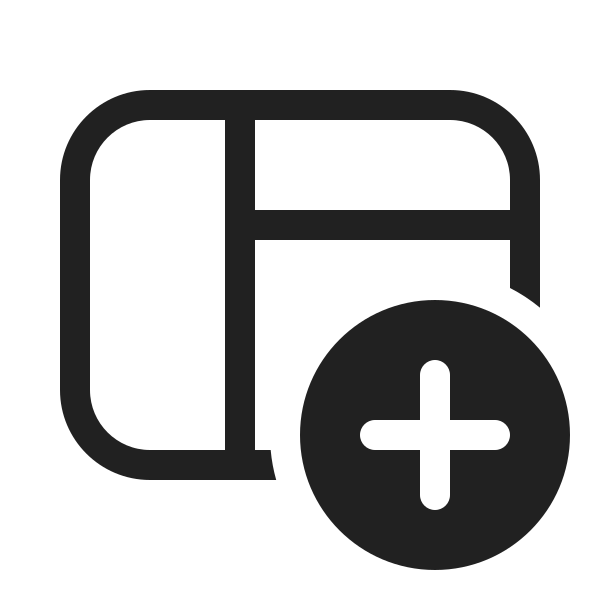 Ic Fluent Panel Left Header Add 20 Regular