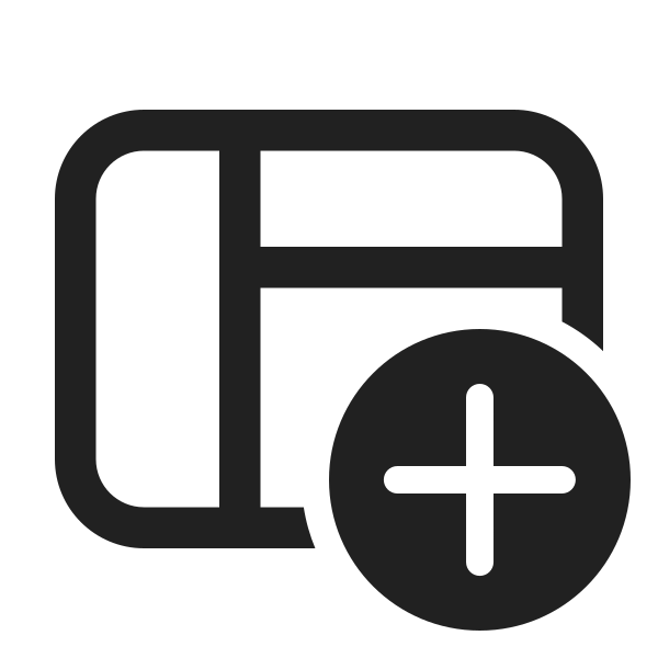 Ic Fluent Panel Left Header Add 24 Regular