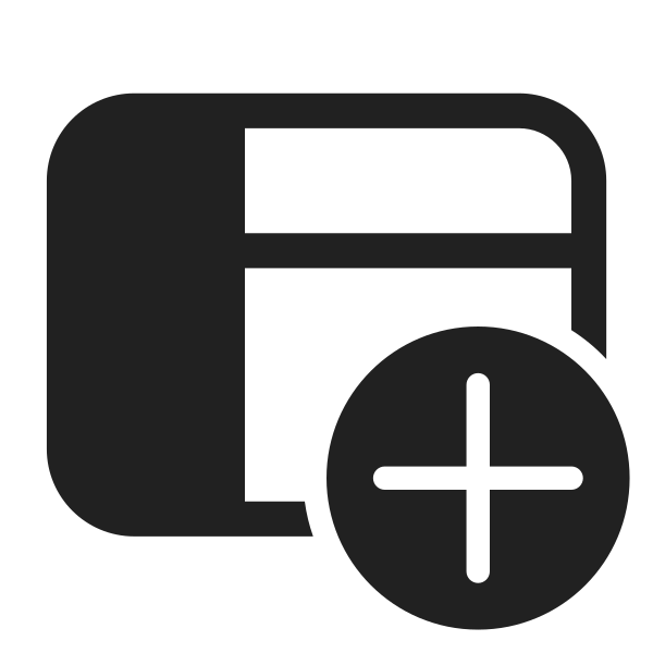 Ic Fluent Panel Left Header Add 28 Filled