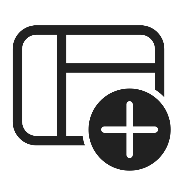 Ic Fluent Panel Left Header Add 28 Regular