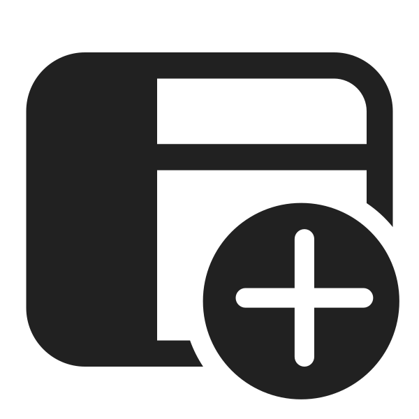 Ic Fluent Panel Left Header Add 32 Filled