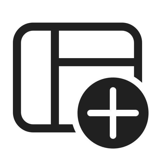 Ic Fluent Panel Left Header Add 48 Regular