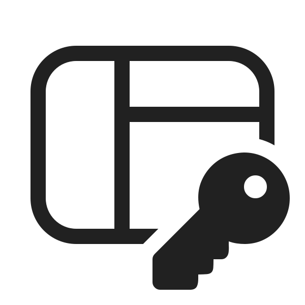Ic Fluent Panel Left Header Key 20 Regular