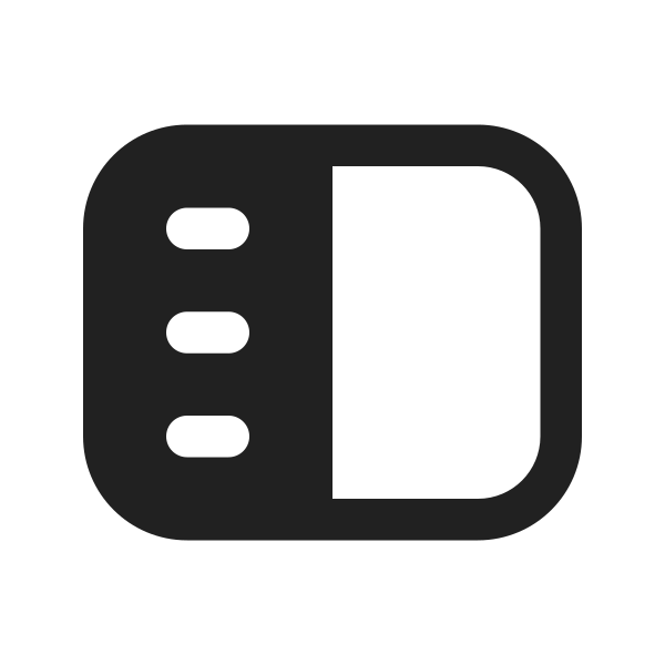 Ic Fluent Panel Left Text 16 Filled