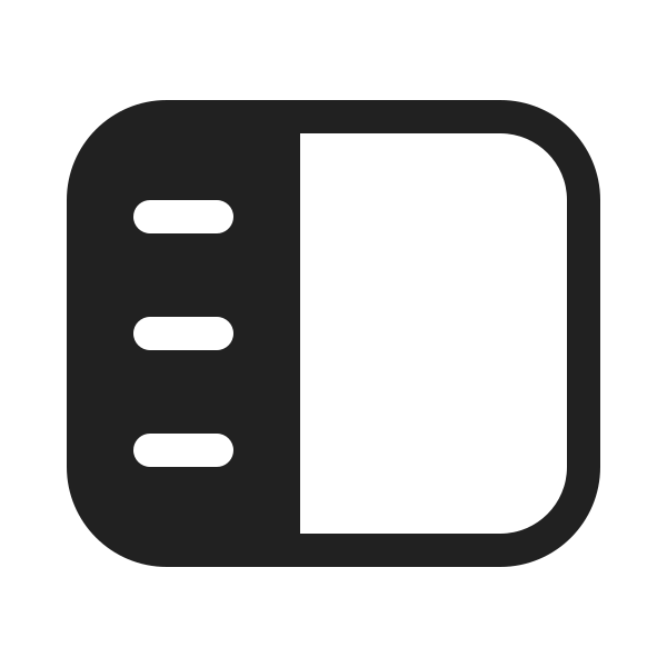 Ic Fluent Panel Left Text 20 Filled