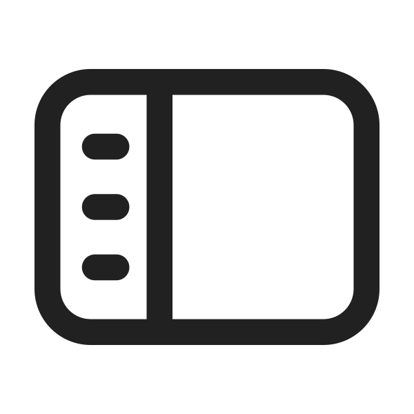 Ic Fluent Panel Left Text 24 Regular